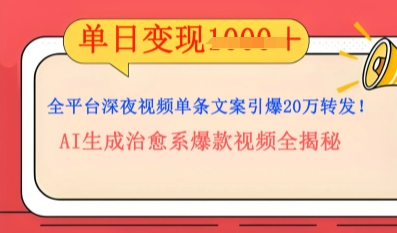 全平台深夜文案新风口：DeepSeek生成百万播放量金句，治愈系内容涨粉速度快4倍-要创业网