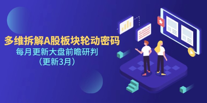 （14213期）多维拆解A股板块轮动密码，每月更新大盘前瞻研判（更新3月）-要创业网