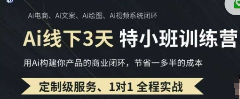 AI实操培训第20-21期线下，0基础保姆级教程，3月最新整理，企业获客、降本增效、打造超级个体-要创业网
